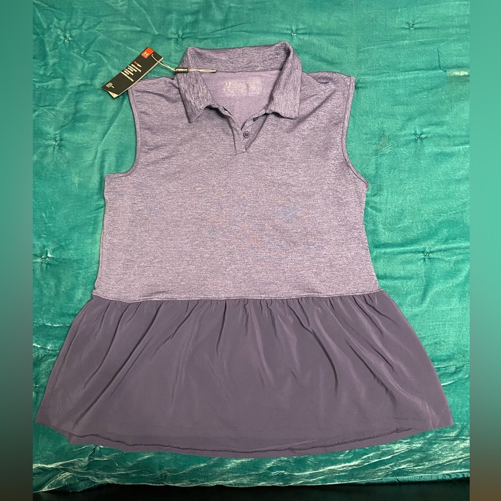 Women’s Under Armor sleeveless golf shirt